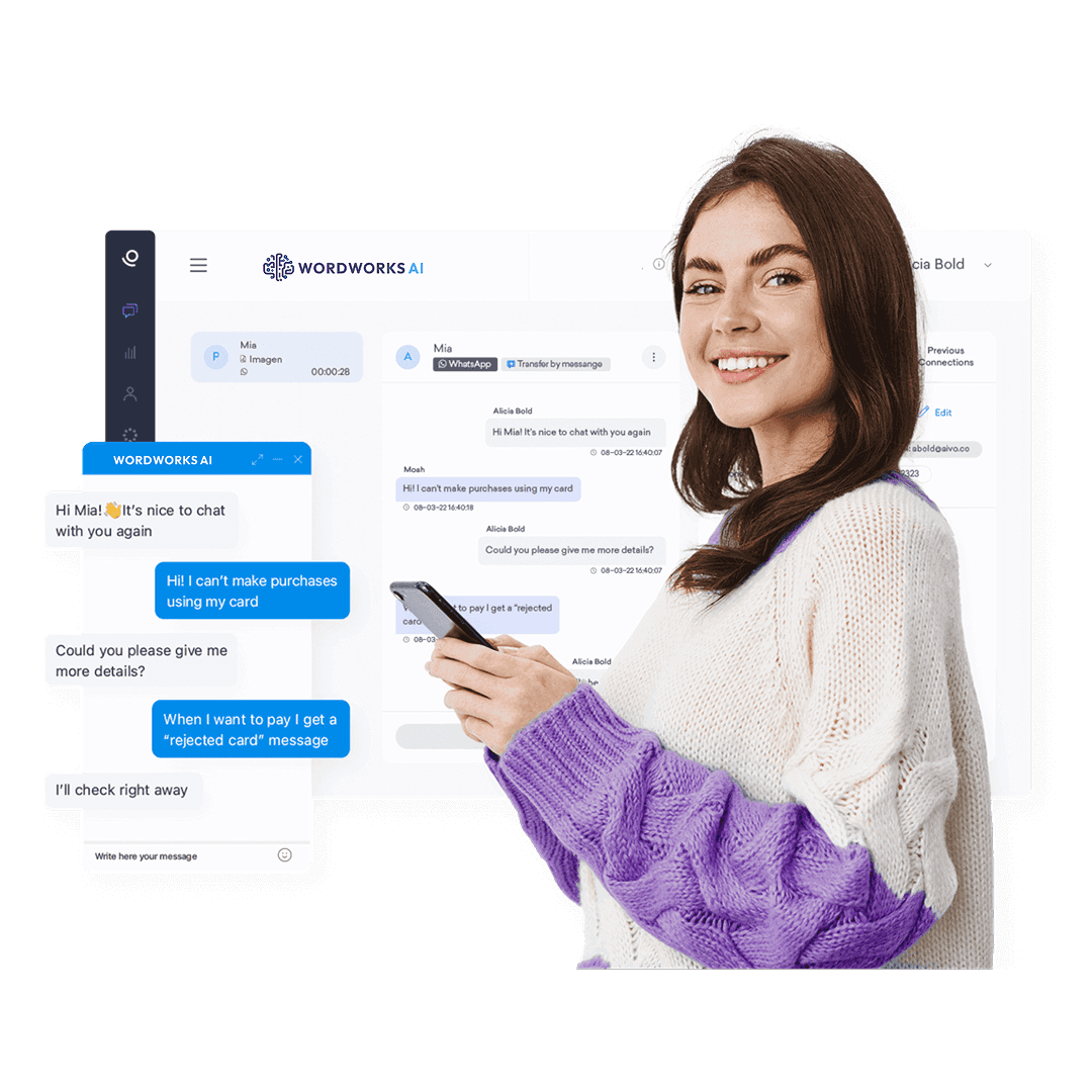 End-to-End Gen AI Customer Support Platform | AI Chat and Voice Agent | Word Works AI